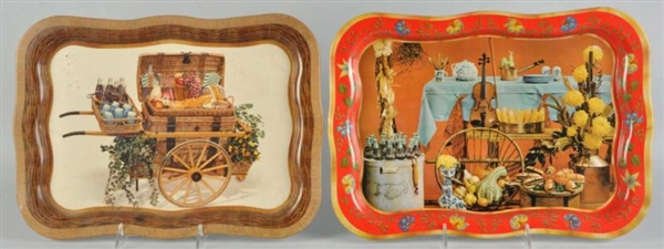 LOT OF 5: ASSORTED COCA-COLA TRAYS.               