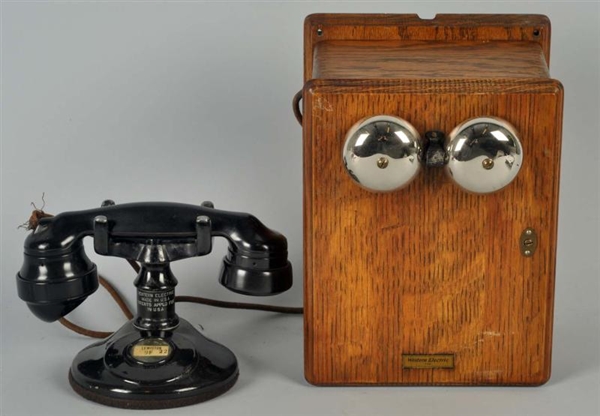 WESTERN ELECTRIC A1 CRADLE TELEPHONE.             
