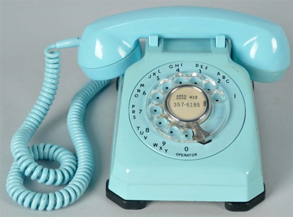 BLUE STROMBERG CARLSON 1543 CRADLE TELEPHONE.     