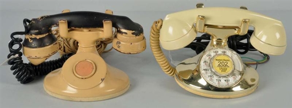 LOT OF 2: WESTERN ELECTRIC PAINTED 202 TELEPHONES 