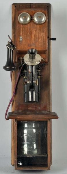WESTERN ELECTRIC 2-BOX WALL TELEPHONE.            