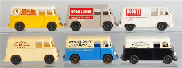 LOT OF 6: ASSORTED TOY TRUCK SAVINGS BANKS.       