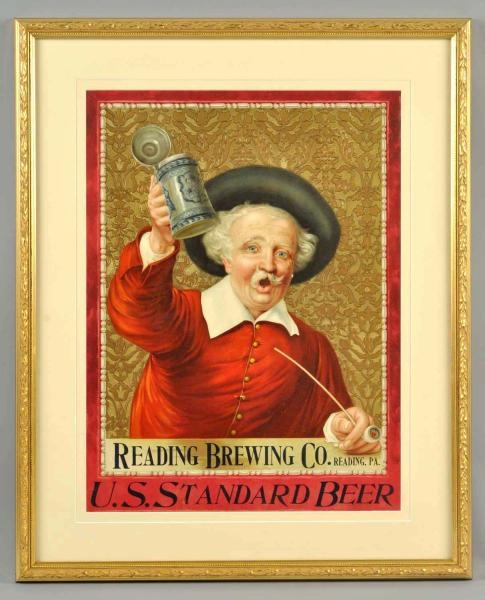 CARDBOARD READING BREWING COMPANY POSTER.         