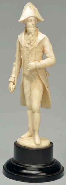 IVORY CARVING OF A GENTLEMAN.                     