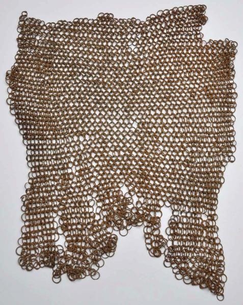 PIECE OF ORIGINAL CHAINMAIL.                      