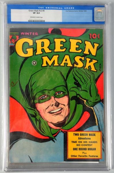 GREEN MASK GOLDEN AGE COMIC BOOK.                 