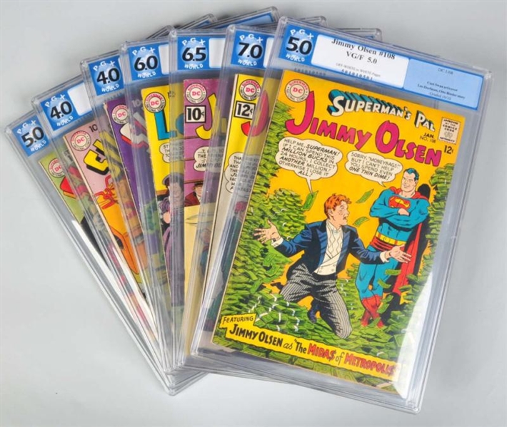 LOT OF 7: SUPERMAN THEMED COMIC BOOKS.            