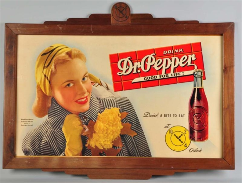 LOT OF 2: LARGE DR. PEPPER HORIZONTAL POSTERS.    