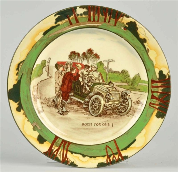 EARLY ROYAL DOULTON AUTOMOTIVE SERIES PLATE.      