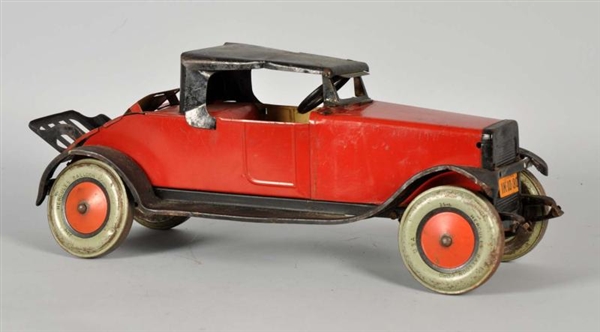 PRESSED STEEL CHEIN ROADSTER AUTOMOBILE TOY.      