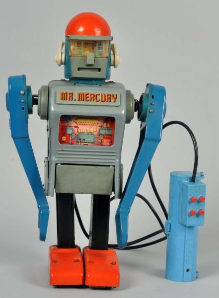 MARX MR. MERCURY BATTERY-OPERATED ROBOT TOY.      