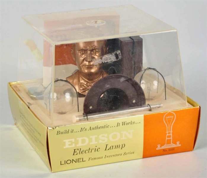 UNUSUAL LIONEL EDISON LAMP KIT.                   
