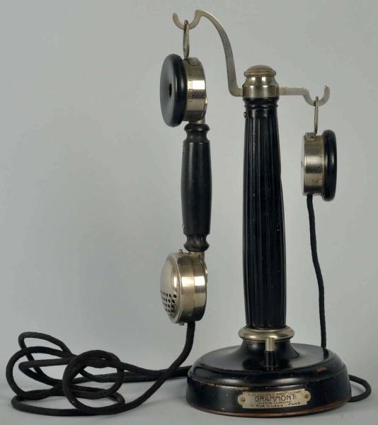 GRAMMONT FRENCH CANDLESTICK TELEPHONE.            