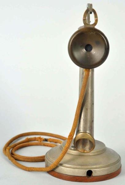 SMALL FRENCH CANDLESTICK TELEPHONE.               