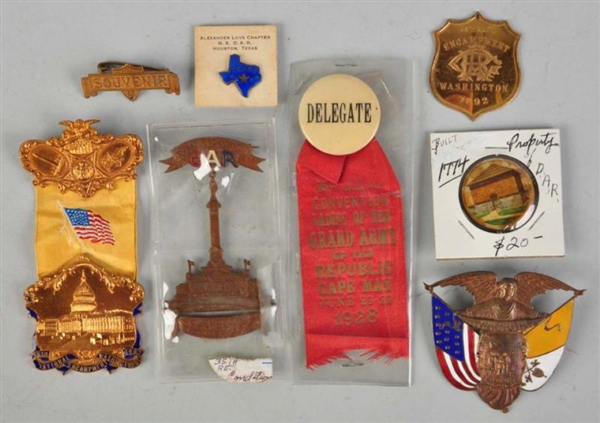 LOT OF 7: ASSORTED MEDALS.                        