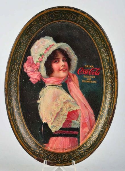 1914 COCA-COLA TIP TRAY.                          