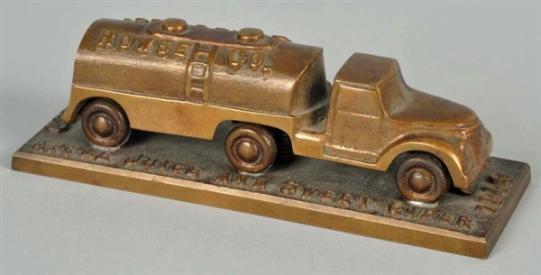 BRASS ROWSE CO. TRUCK PAPERWEIGHT.                