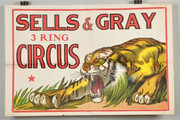 LOT OF 4: CIRCUS POSTERS.                         