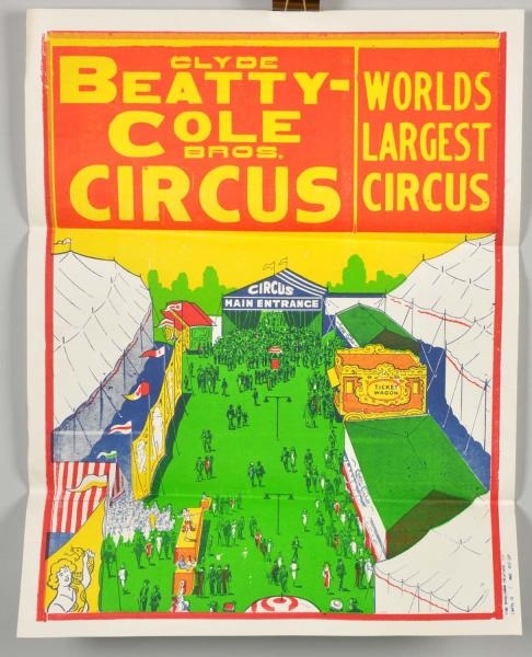LOT OF 5: CIRCUS POSTERS.                         