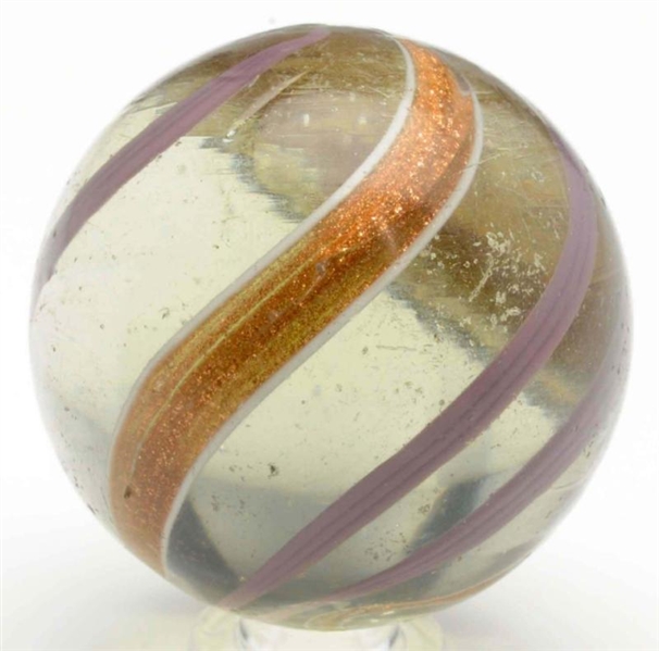 LARGE BANDED LUTZ MARBLE.                         