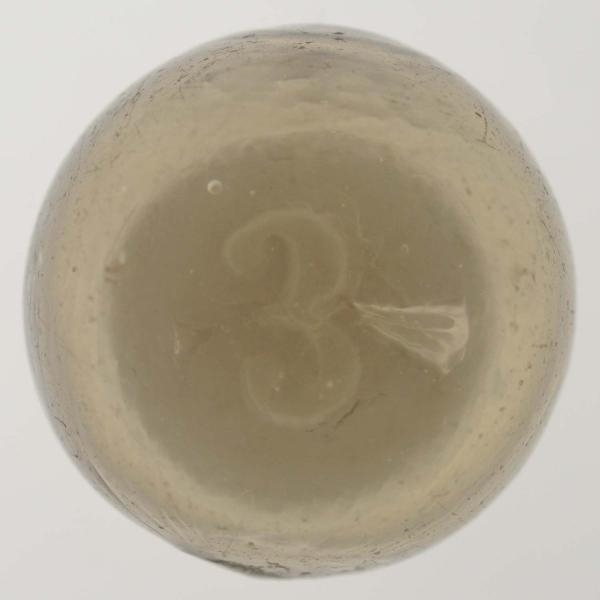NUMBER 3 COIN SULPHIDE MARBLE.                    