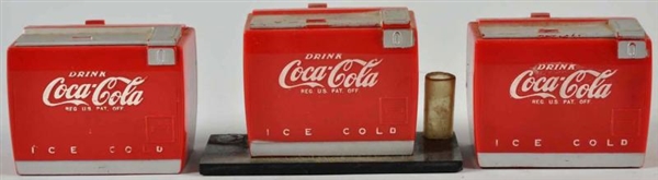 LOT OF 3: COCA-COLA MUSIC BOXES.                  