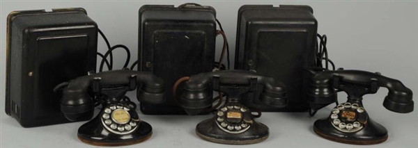 LOT OF 3: WESTERN ELECTRIC 202 TELEPHONES.        