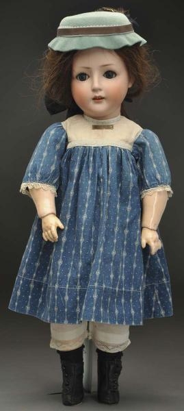 PRETTY GERMAN BISQUE CHILD DOLL.                  