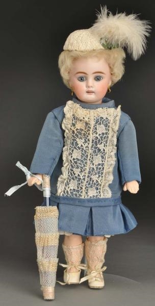 APPEALING GERMAN BISQUE CHILD DOLL.               