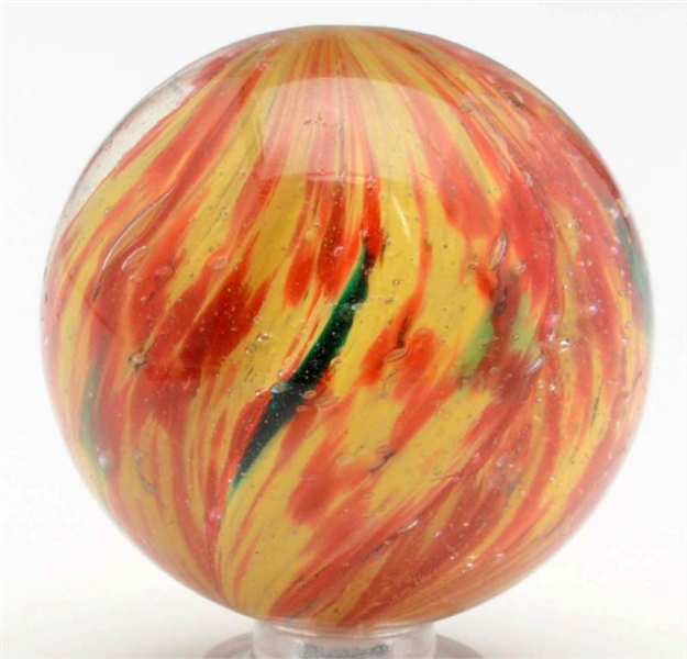 3-LOBED ONIONSKIN MARBLE.                         