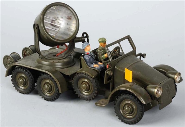 LINEOL CLOCKWORK HAUSSER SEARCHLIGHT TRUCK.       