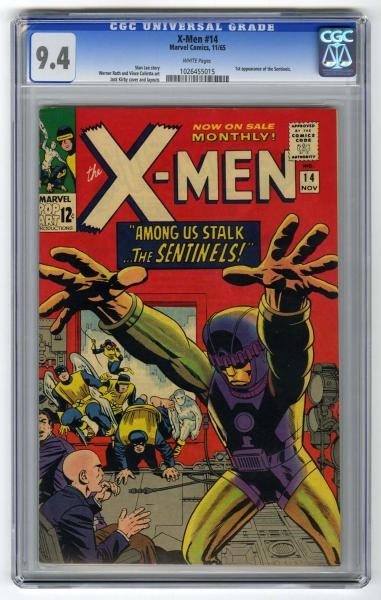 X-MEN #14 CGC 9.4 MARVEL COMICS 11/65.            