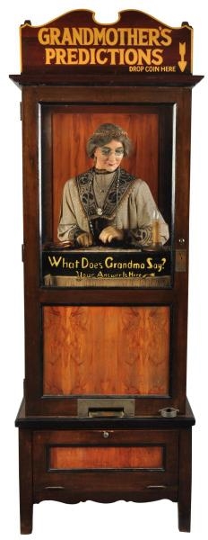 GRANDMOTHERS PREDICTIONS COIN-OP MACHINE.        