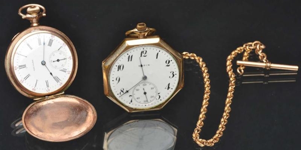 LOT OF 2: GOLD-FILLED WATCHES.                    