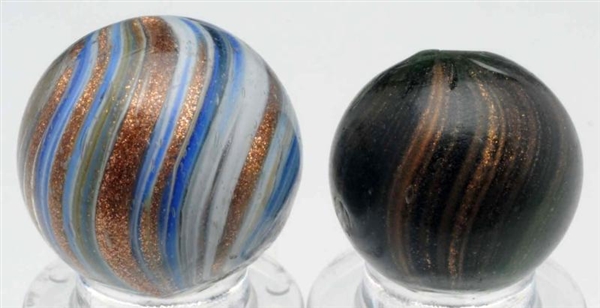 LOT OF 2: LUTZ MARBLES.                           