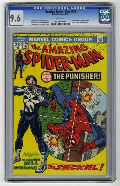 AMAZING SPIDER-MAN #129 CGC 9.6 MARVEL COMICS.    