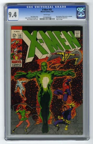 X-MEN #55 CGC 9.4 MARVEL COMICS 4/69.             
