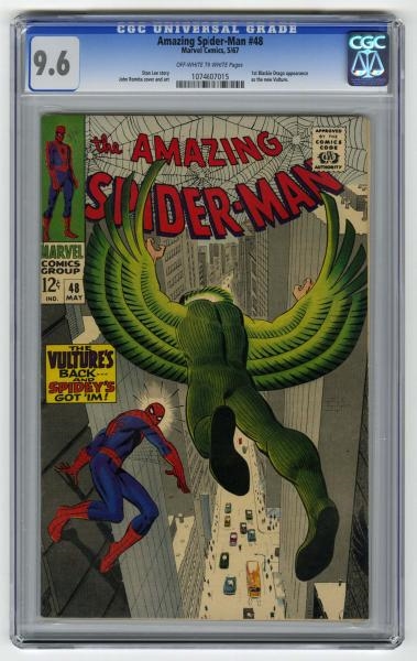 AMAZING SPIDER-MAN #48 CGC 9.6 MARVEL COMICS.     
