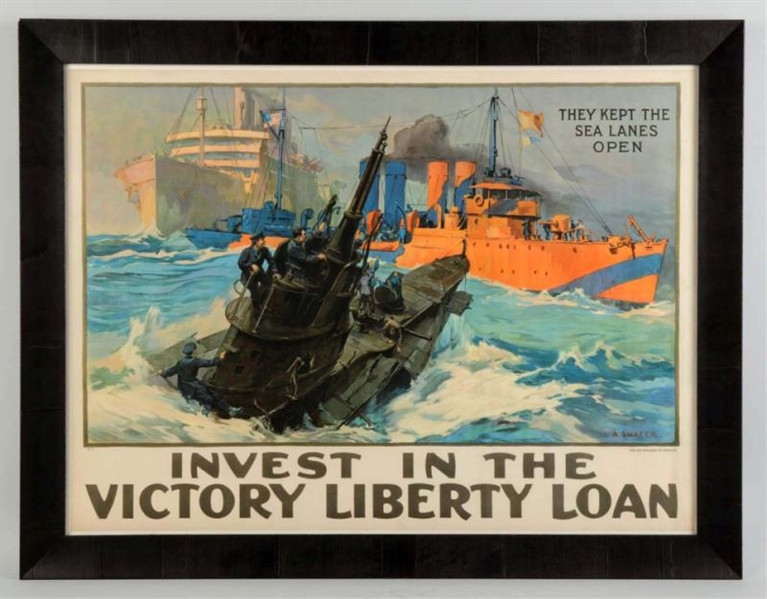 PAPER VICTORY LIBERTY LOAN POSTER.                
