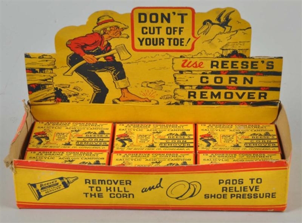 REESES CORN REMOVER PRODUCT DISPLAY BOX.         