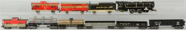 LOT OF MARX FREIGHT TRAIN SETS.                   