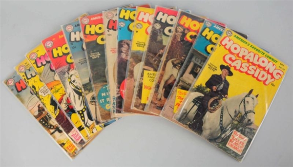 LOT OF 50: 1950S-60S HOPALONG CASSIDY COMIC BOOKS 