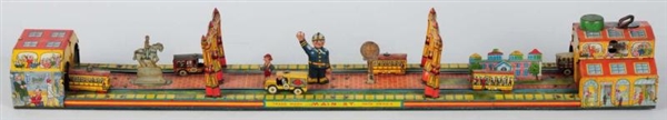 TIN LITHO MARX MAIN STREET WIND-UP TOY.           