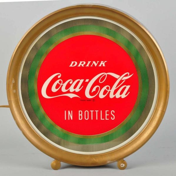 COCA-COLA LIGHTED COUNTER SIGN.                   