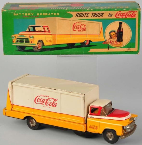 COCA-COLA BATTERY-OPERATED TRUCK.                 