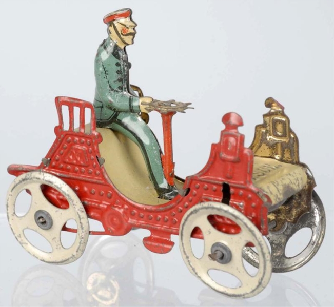 TIN LITHO AUTOMOBILE PENNY TOY.                   