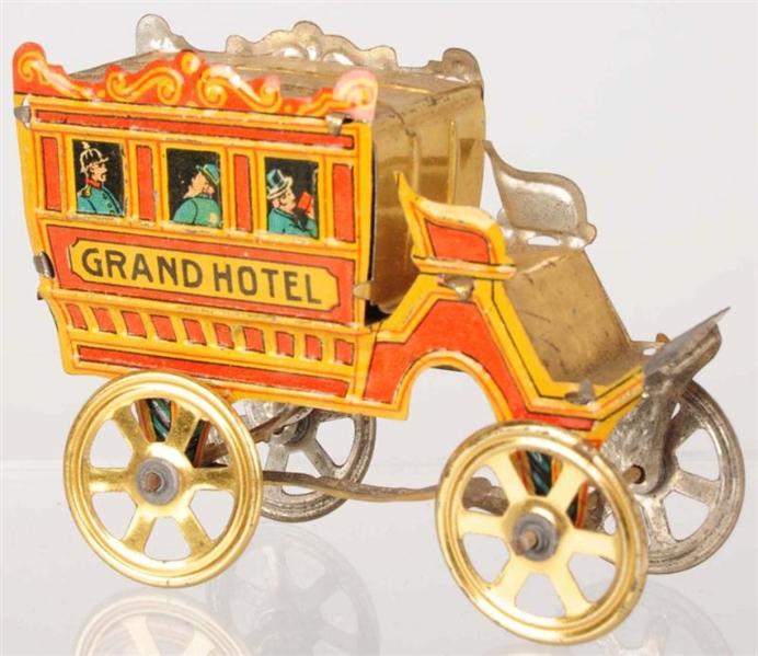 TIN LITHO STAGE COACH PENNY TOY.                  