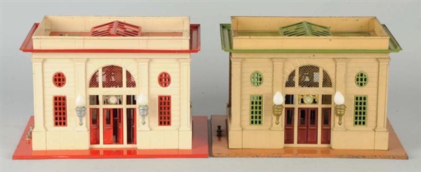 LOT OF 2: LIONEL CITY STATIONS.                   