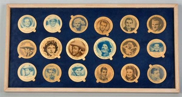 LOT OF ASSORTED MOVIE STAR DIXIE CUP LIDS.        