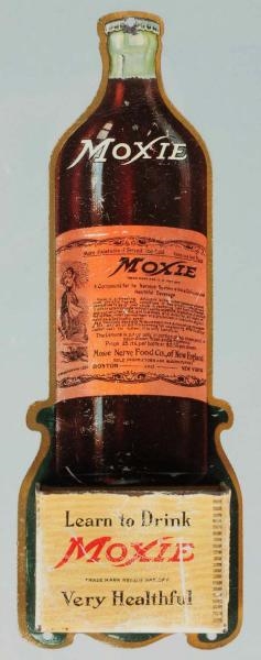 TIN MOXIE CUTOUT MATCH HOLDER.                    